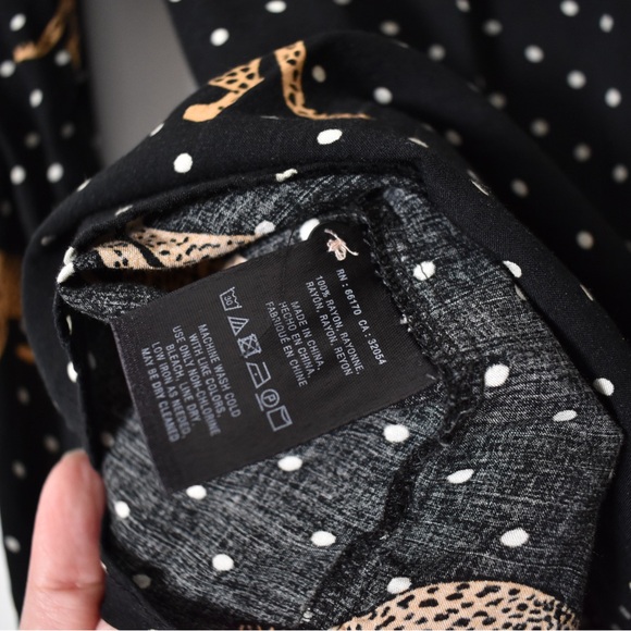 Maeve Casia Leopard Cheetah Dot Print Blouse from Anthropologie 🐆 - Picture 5 of 5